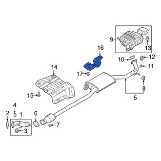 Hyundai OE - Rear Floor Pan Heat Shield