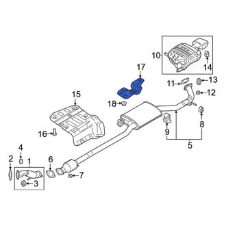Hyundai OE - Rear Floor Pan Heat Shield