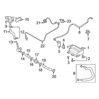 Hyundai OE - Emission System - Emission Components (2.0L)