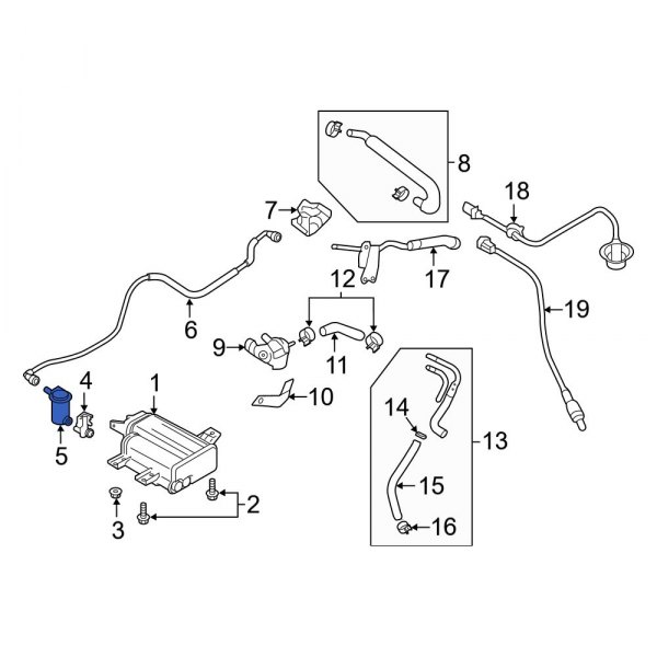 Evaporative Emissions System Leak Detection Pump Filter