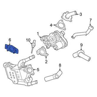 Hyundai OE - Exhaust Gas Recirculation (EGR) Cooler Gasket