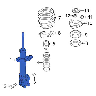 Hyundai OE - Front Left Suspension Strut