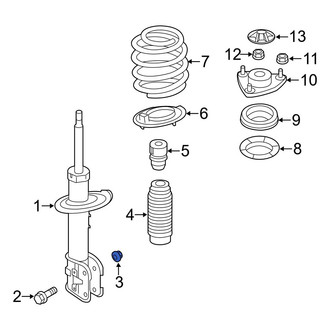Hyundai OE - Lower Suspension Shock Absorber Nut