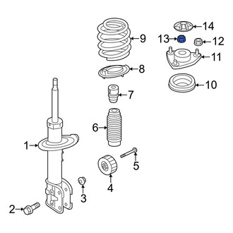 Hyundai OE - Upper Suspension Strut Nut