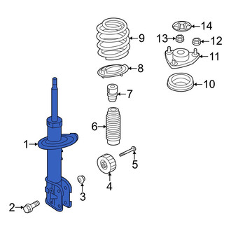 Hyundai OE - Front Left Suspension Strut
