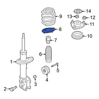 Hyundai OE - Rear Lower Coil Spring Insulator