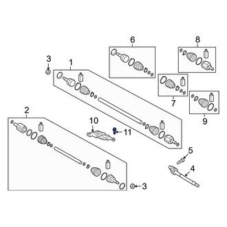 Hyundai OE - CV Joint Splash Shield Bolt