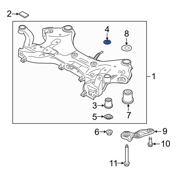 Suspension Crossmember Stop