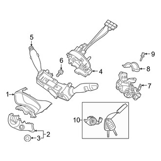Hyundai OE - Steering Column - Shroud, Switches & Levers