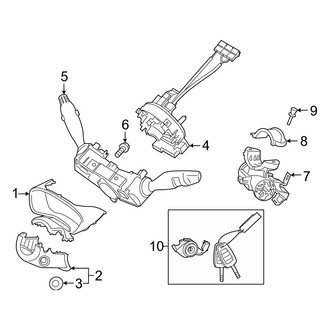 Hyundai OE - Steering Column - Shroud, Switches & Levers (SE)