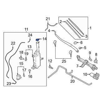 Hyundai OE - Front Washer Fluid Reservoir Cap