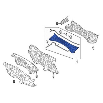 Hyundai OE - Front Cowl Cover