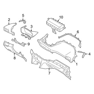 Hyundai OE - Instrument Panel Components (Limited / SE / SEL)