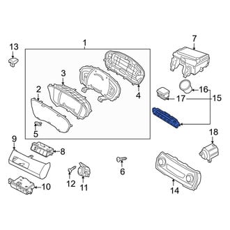 Hyundai OE - HVAC Temperature Control Switch