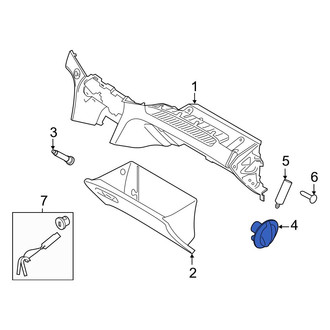 Hyundai OE - Front Glove Box Door Bumper
