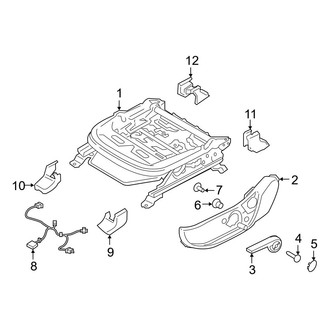 Hyundai OE - Seats & Tracks - Tracks & Components (Driver Seat, Manual Seat), (Limited / SE / SEL)