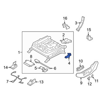 Hyundai OE - Front Left Seat Motor
