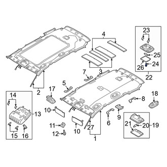 Hyundai OE - Center High Mount Stop Light Screw