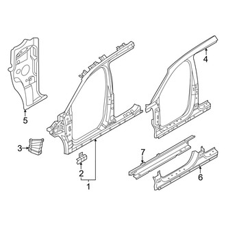 Hyundai OE - Pillars, Rocker & Floor - Aperture Panel (Plug-In Hybrid Limited / Plug-In Hybrid SEL Convenience)