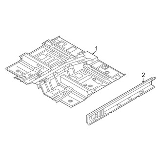 Hyundai OE - Pillars, Rocker & Floor - Floor (Hybrid Blue / Hybrid Limited / Hybrid SEL Premium)