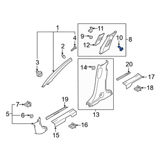 Hyundai OE - Door Interior Trim Panel Screw