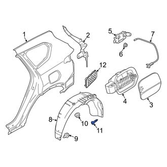 Hyundai OE - Quarter Panel Splash Shield Screw