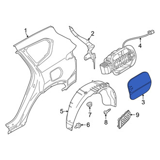 Hyundai OE - Rear Fuel Filler Door