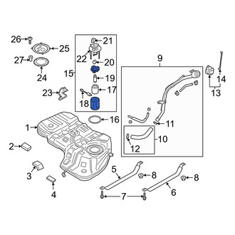 Hyundai OE - Fuel Pump and Strainer Set