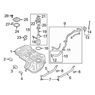 Hyundai OE - Bumper Guide Screw