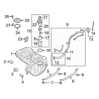 Hyundai OE - Fuel System Components