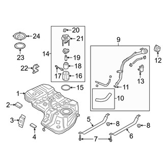 Hyundai OE - Fuel System Components