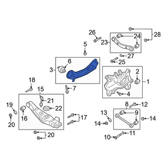 Hyundai OE - Rear Left Suspension Control Arm