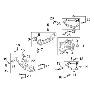 Hyundai OE - Rear Alignment Camber Adjusting Eccentric