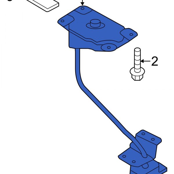 Hyundai OE 62800R5000 Rear Spare Tire Carrier