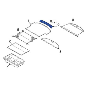 Hyundai OE - Rear Liftgate Trim Scuff Plate