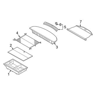 Hyundai OE - Rear Body & Floor - Interior Trim (Calligraphy / SE / SEL / XRT)