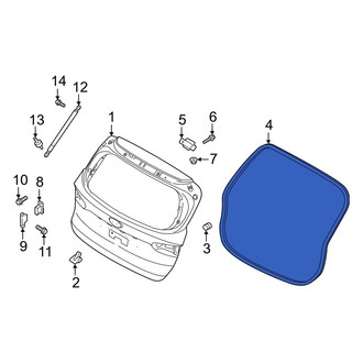 Hyundai OE - Rear Hatch Seal