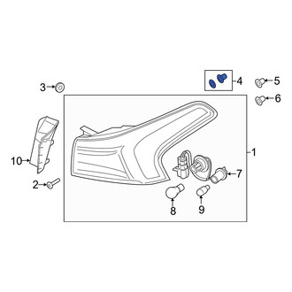 Hyundai OE - Outer Tail Light Clip