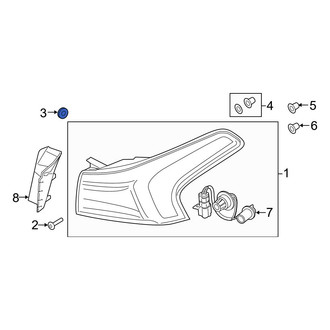 Hyundai OE - Tail Light Clip