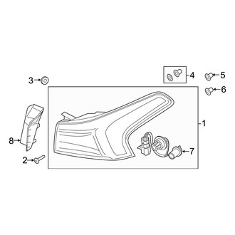 Hyundai OE - Rear Lamps - Tail Lamps (On Body, With LED)