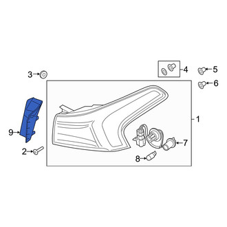 Hyundai OE - Rear Left Tail Light Cover