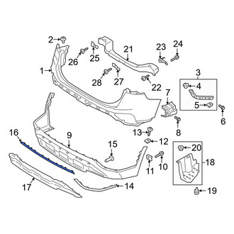 Hyundai OE - Front Center Bumper Trim