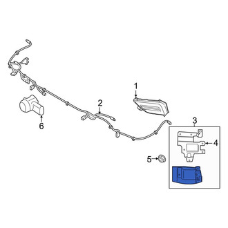 Hyundai OE - Rear Left Blind Spot Detection System Warning Sensor