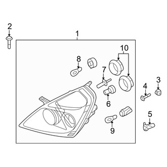 Hyundai OE - Front Lamps - Headlamp Components