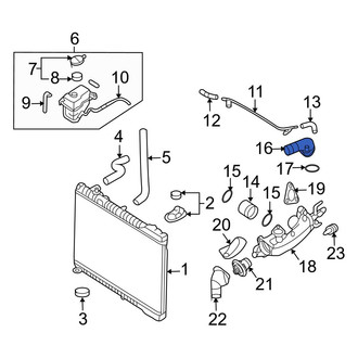 Hyundai OE - Engine Coolant Outlet Flange