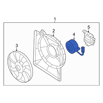 Hyundai OE - Engine Cooling Fan Motor