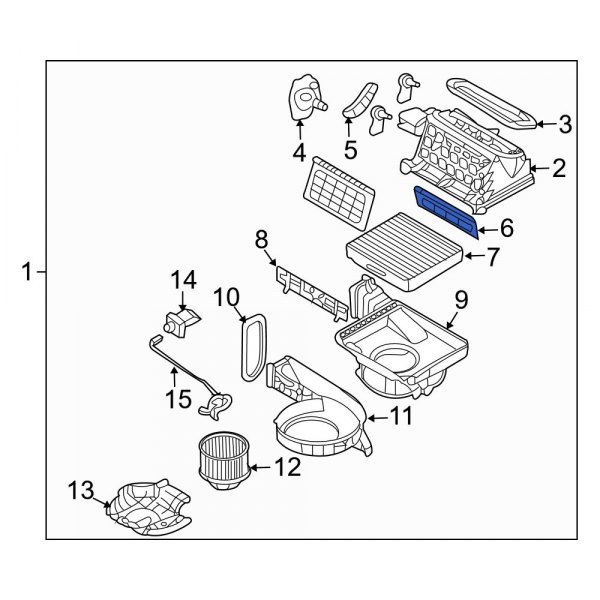 HVAC Mode Door