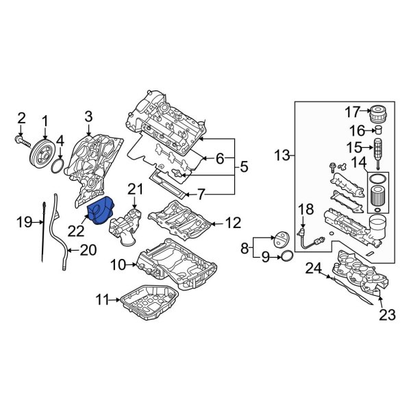 Engine Oil Pump Cover