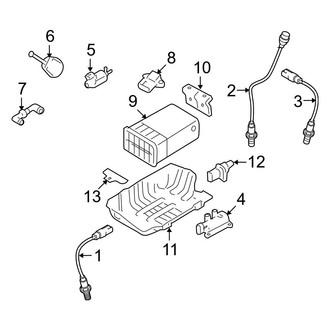 Hyundai OE - Emission System - Emission Components (GLS / Limited)