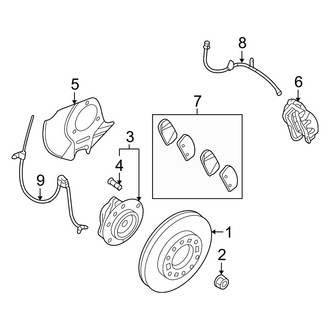 PowerStop Caliper w/Bracket | 2007–2008 Hyundai Entourage (L3209) main image 1